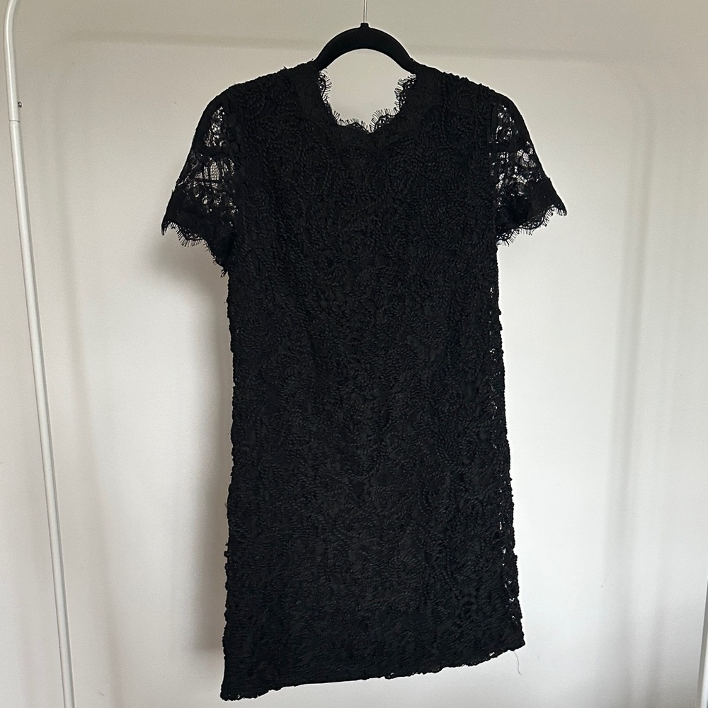 Zara Black Lace Mini Dress